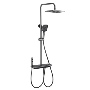 Running Deer Home All Copper Thermostatic Digital Shower Set Can Be Put in Place
